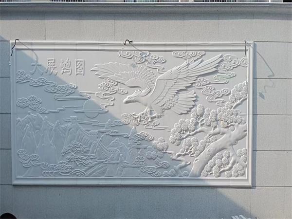 萊州雪花白欄板浮雕